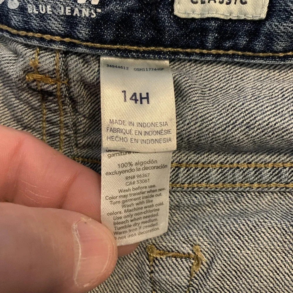 OshKosh B'gosh‎ Jeans Boys 14 Husky Blue Medium Wash Classic Straight Denim